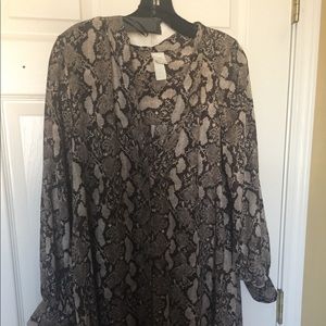Snake skin dress